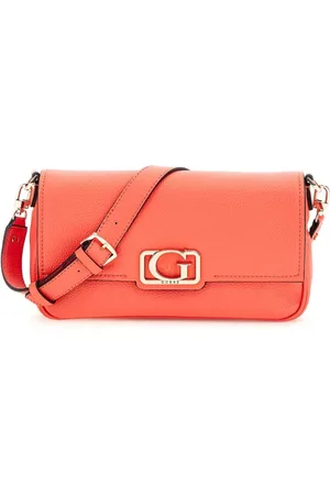 Guess Tassen, Dames, Oranje, ONE Size, Schoudertas Circe Vrouwen