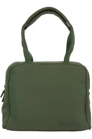 Miu Miu Pre-owned, Dames, Groen, ONE Size, Pre-owned Fabric handbags