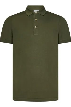 Aspesi Tops, Heren, Groen, XL, Katoen, Polo Shirts