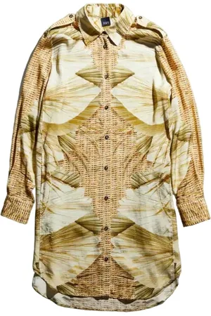 FAY Kleedjes, Dames, Veelkleurig, M, Viscose Overhemd