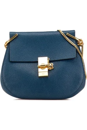 Chloé Pre-owned, Dames, Blauw, ONE Size, Leer, Pre-owned Leather crossbody-bags