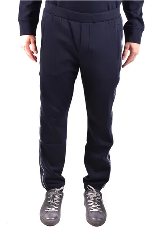 Emporio Armani Broeken, Heren, Blauw, S, Katoen, Sky Slim Fit Broek