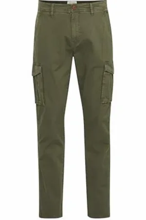 Blend Broeken, Heren, Groen, W33, Cargo broek voor mannen