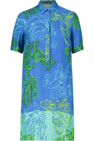 Betty Barclay Kleedjes, Dames, Groen, 4Xl, Katoen, Knoopsluiting Jurk