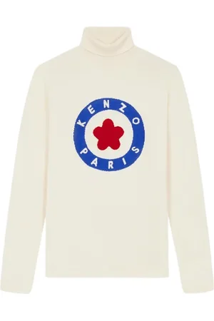 Kenzo Truien, Dames, Wit, M, Wol, Lichte Coltrui