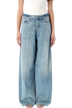 haikure Jeans, Dames, Blauw, W25, Katoen, Bethany Wide Leg Jeans