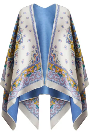 Etro Jassen, Dames, Veelkleurig, ONE Size, Wol, Wollen Blend Buitenkleding Jas