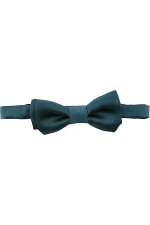 Paul Smith Accessoires, Heren, Groen, ONE Size, Satijn, Effen Satijnen Heren Vlinderdas