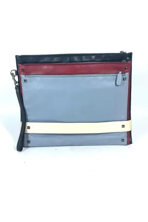 VALENTINO Pre-owned, unisex, Veelkleurig, ONE Size, Leer, Pre-owned Leather clutches