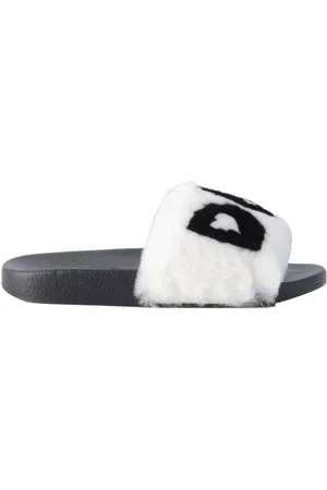 Dolce & Gabbana Schoenen, Dames, Wit, 38 EU, Dames Slippers