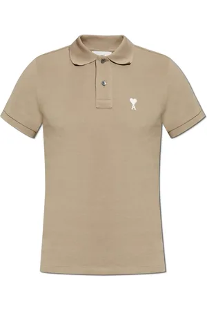 Ami Tops, Heren, Groen, S, Katoen, Polo met logo