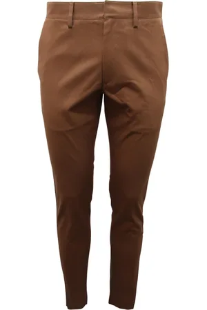 Etro Broeken, Heren, Bruin, S, Slim Fit Groene Broek Gemaakt in Italië