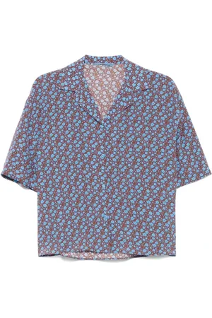 ERMANNO SCERVINO Blouses & Shirts, Dames, Veelkleurig, M, Bloemenprint overhemd