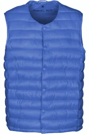 Manuel Ritz Jassen, Heren, Blauw, L, Stijlvolle Gilet voor Mannen
