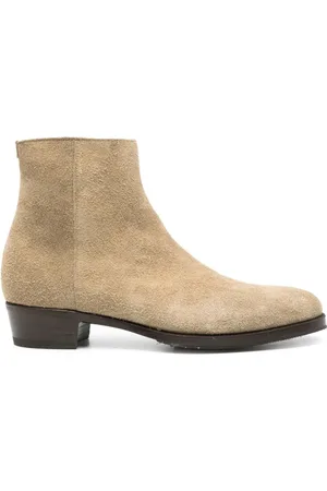 LIDFORT Schoenen, Heren, , 45 EU, Side Zip Stacked Heel Schoenen