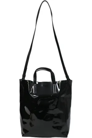 Acne Studios Pre-owned, Dames, Zwart, ONE Size, Leer, Tweedehands leren handtassen
