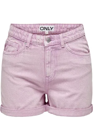 ONLY Korte broeken, Dames, Roze, S, Katoen, Korte Mouw Casual T-shirt