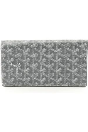 GOYARD Pre-owned, Dames, Grijs, ONE Size, Pre-owned Canvas wallets