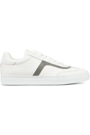 Brunello Cucinelli Schoenen, Dames, Wit, 37 EU, Elegante Sneakers voor Vrouwen