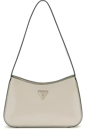 Guess Tassen, Dames, , ONE Size, Leer, Stijlvolle schoudertas met ritssluiting