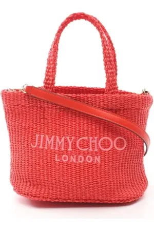 Jimmy Choo Pre-owned, Dames, Rood, ONE Size, Pre-owned Fabric handbags