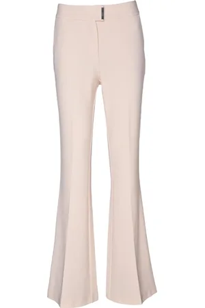 SIMONA CORSELLINI Broeken, Dames, Wit, S, Polyester, Broek