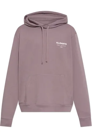 AllSaints Sweatshirts & Hoodies, Heren, Paars, L, Katoen, Sweatshirts & Hoodies