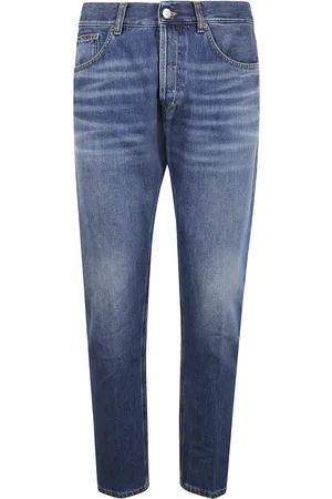Dondup Jeans, Heren, Blauw, W38, Denim, Denim 5-Pocket Jeans