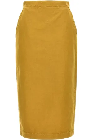 Max Mara Rokken, Dames, Geel, M, Elegante Rok voor Vrouwen