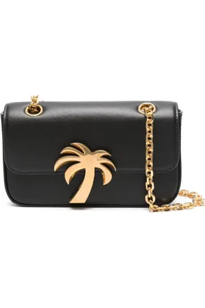 Palm Angels Tassen, Dames, Zwart, ONE Size, Dames Crossbody Kettingtas