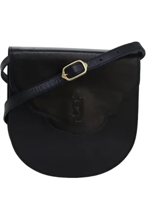 Saint Laurent Pre-owned, Dames, Zwart, ONE Size, Leer, Pre-owned Leather saint-laurent-bags