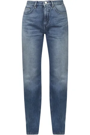 Don the Fuller Jeans, Dames, Blauw, W28, Katoen, Straight Leg Jeans met riemlussen