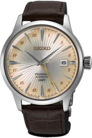 Seiko Accessoires, Dames, Grijs, ONE Size, Ssk 041J1 - Horloge Presage Cocktail Automatisch GMT