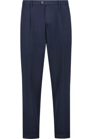 RE-HASH Broeken, Heren, Blauw, W32, Katoen, Klassieke Heren Chino Broek