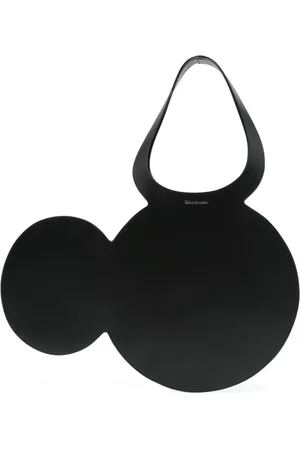COPERNI Tassen, Dames, Zwart, ONE Size, Leer, Zwarte handtas met Disney-print