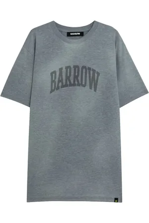 BARROW Tops, Heren, Grijs, XL, Jersey T-shirt voor mannen