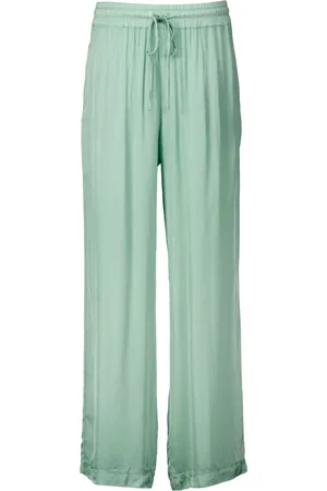 Greek Archaic Kori Broeken, Dames, Groen, S, Groene Pantalons Stijlvol Model