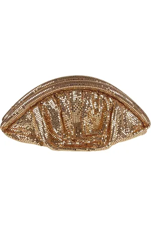Paco rabanne Tassen, Dames, Geel, ONE Size, Metalen Clutch Tas voor Vrouwen