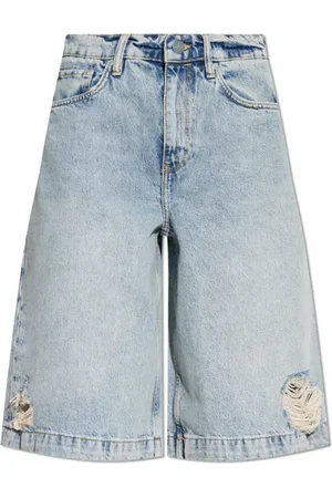 AllSaints Korte broeken, Dames, Blauw, W27, Denim, Denim shorts Louie