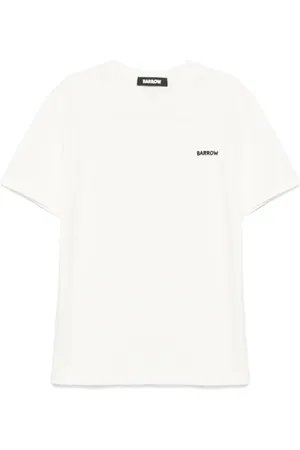 BARROW Tops, Heren, Wit, M, Jersey T-shirt voor mannen