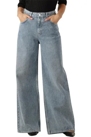 Aaiko Jeans, Dames, Blauw, W29, Denim, Blauwe Denim Jeans voor Vrouwen