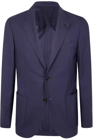 LARDINI Jassen, Heren, Blauw, L, Iconische Herenjas
