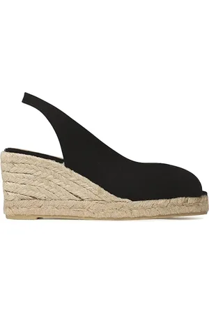 Castaner Schoenen, Dames, Zwart, 40 EU, Stijlvolle Wedge Espadrilles voor Vrouwen