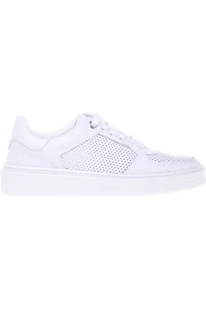 BALDININI Schoenen, Dames, Wit, 41 EU, perforated leather trainer