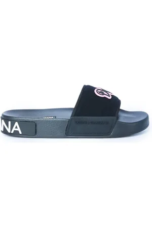 Dolce & Gabbana Schoenen, Dames, Zwart, 39 EU, Love St. Barth Flip Flops