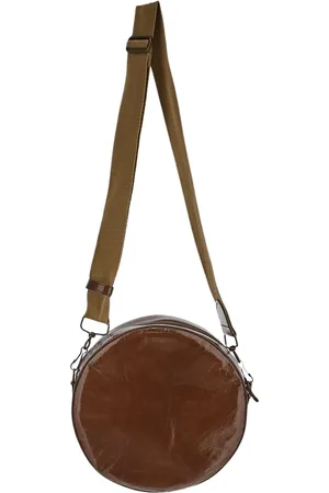 UMA WANG Tassen, Dames, Bruin, ONE Size, Ronde Schoudertas met Band