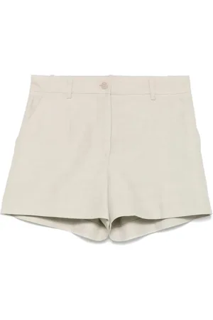 P.A.R.O.S.H. Korte broeken, Dames, Grijs, S, Dames Shorts in Trendy Stijl