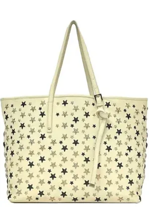 Jimmy Choo Pre-owned, Dames, Wit, ONE Size, Leer, Tweedehands leren schoudertassen
