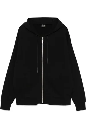44 Label Group Sweatshirts & Hoodies, Heren, Zwart, S, Klassieke Zip Hoodie voor Mannen