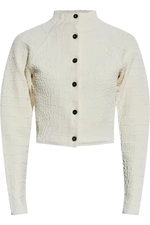 Jacquemus Truien, Dames, Wit, M, Scala Gebreid Vest